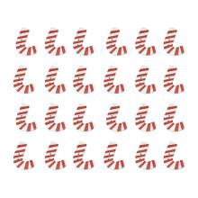 50 holzknöpfe weihnachtsdeko mit doppellöchern