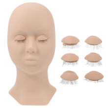 Eyelash Training Kopf Form Haar Mannequin Extensions
