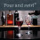 Vikko 8,5 onces petits verres  vin ensemble de 6 verre transparent tige durable lavable au lave-vaisselle 4