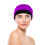 4 elastische -Caps, unisex, glatt, bunt, Dome-Form 8
