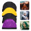 4 elastische -Caps, unisex, glatt, bunt, Dome-Form 5