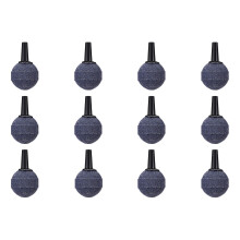 12Stk Fish Tank Bubbler Luftsteine Graue Diffusoren