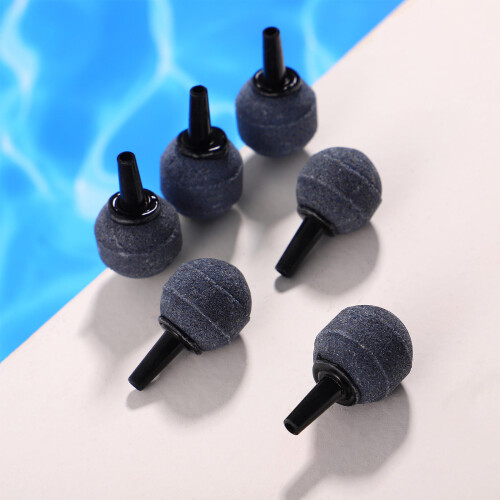 12Stk Fish Tank Bubbler Luftsteine Graue Diffusoren 2