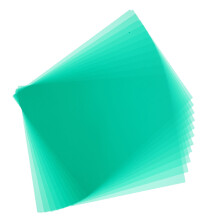 10St Gel Lichtfilter Folien 0,3Mm PVC Farbkorrektur