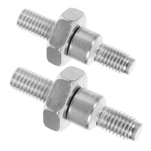 2Set Kettensäge Führungsschienen Schrauben Muttern Set Robust Silber