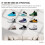 6er-pack schwebendes schuhregal aus , schuhdisplay 9
