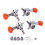 4 Ukulele-Mechaniken Ukulele-Heringe 2