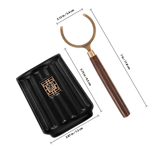1 Set Chinesisches Tee-Set Kung-Fu-Tee- Löffel Gabel 1