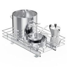 ROOMTEC Organizzatore per armadietti estraibili - 14"" L x 21"" P Ripiani estraibili per armadietti da cucina adatti ad aperture da 15,5""