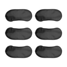20Stk Schlafmaske Schwarz Augenbinde Weich Komfortabel Für Reisen