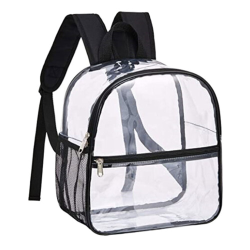 Transparenter Rucksack PVC, Durchsichtige Schultertasche 1