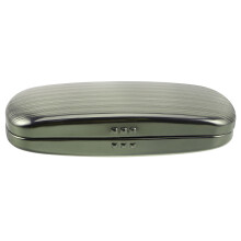 hartschalen-etui aluminiumlegierung für brille mit brillenhalter