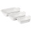 Le Creuset Le Creuset Stoneware Heritage Set 3 Rectangular Dishes White 1