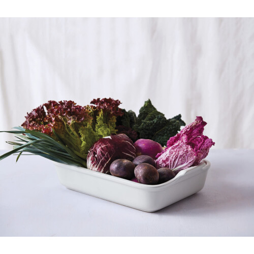 Le Creuset Le Creuset Stoneware Heritage Set 3 Rectangular Dishes White 1
