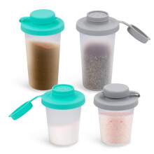 Sophico Petit ensemble de salire et poivrire avec couvercles en sinlicone rsistants l'humidit, mini shaker pices de 120 ml pour le campi