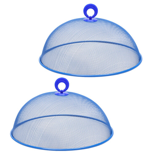 2Stk Mesh Lebensmittelabdeckung Kuppel Bildschirm
