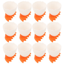 12 eierbecher, cartoon-eierhalter für weiche eiern zum