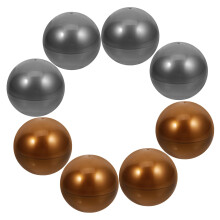 8 stk. runde hohle Kunststoffkugeln 7 cm für Verlosungen, Spiele,