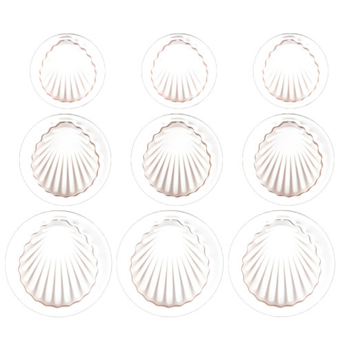 9 Teiliges Stanzform Kunststoff Plätzchen Weiß 2