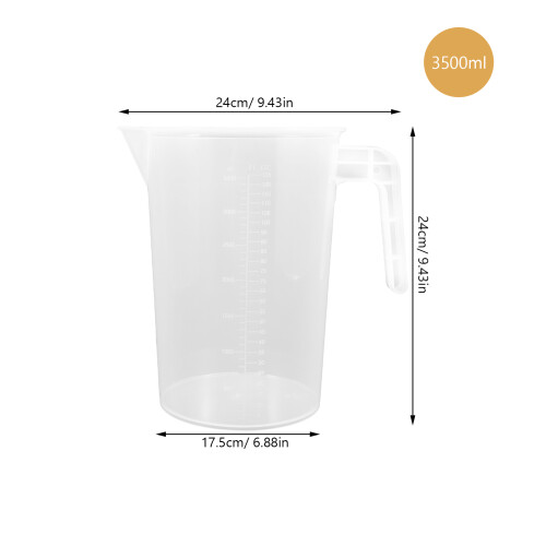 Messbecher Zum Backen – 3500 Ml Große Größe Messbecher 1