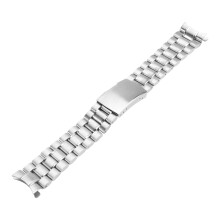 22 mm armband massivem mit gebogenen enden für