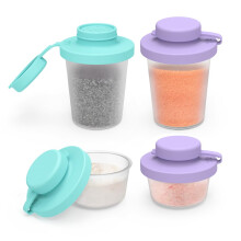 Sophico Petit ensemble de salire et poivrire avec couvercles en sinlicone rsistants l'humidit, mini shaker pices de 120 ml pour le campi