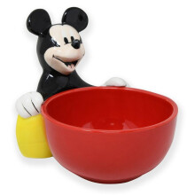 Disney Mickey Mouse Candy Dish - Figura decorativa de cerαmica con licencia oficial, 6.0 in