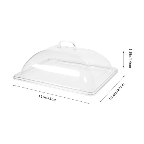 Transparenter Kuchendeckel Dessertschutz Tellerschutz Buffet Snackabdeckung 1