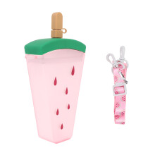 eisförmige trinkflasche mit tragegurt für outdoor