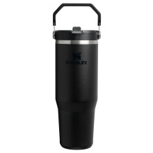 Stanley IceFlow 2.0 Flip-halmglas med h?ndtag 30 oz | Drej p? l?get og flip op str? | L?kagebestandig vandflaske | Isoleret rustfrit st?l | BPA-f