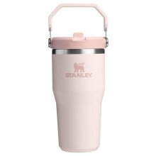 Stanley IceFlow 2.0 Flip-halmglas med h?ndtag 20 oz | Drej p? l?get og flip op str? | L?kagebestandig vandflaske | Isoleret rustfrit st?l | BPA-f