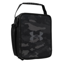 UA Scrimmage 3 Lunchbox Black Woodland Camo OSFA
