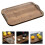 Tablett mit Metallgriff für und Snacks zu Hause 6