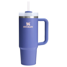 Vaso STANLEY Quencher H2.0 con asa y pajita 30 oz | Tapa de estado de flujo de 3 posiciones | Portavasos Compatible para Viajes | Acero inoxidabl