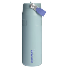 Stanley IceFlow Flip Straw 2,0 vandflaske 24 oz | Indbygget suger?r til rejser og sport | Let og l?kagebestandig | Isoleret rustfrit st?l | BPA-f