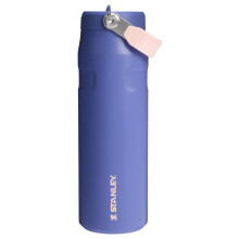 Stanley IceFlow Flip Straw 2,0 vandflaske 24 oz | Indbygget suger?r til rejser og sport | Let og l?kagebestandig | Isoleret rustfrit st?l | BPA-f