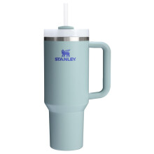 Vaso STANLEY Quencher H2.0 con asa y pajita 40 oz | Tapa de estado de flujo de 3 posiciones | Portavasos Compatible para Viajes | Acero inoxidabl
