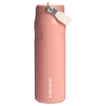 Stanley IceFlow Flip Straw 2,0 vandflaske 24 oz | Indbygget suger?r til rejser og sport | Let og l?kagebestandig | Isoleret rustfrit st?l | BPA-f