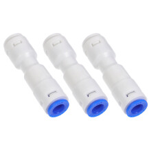 3Stück Rückschlagventil Wasserreiniger Weißer Kunststoff Wasserfilter