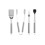 Le Creuset Le Creuset Outdoor 5-Piece Grilling Tools Set 3