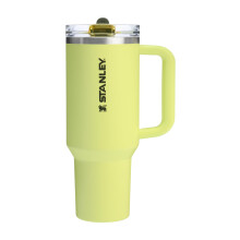 Vaso Stanley Quencher ProTour Flip con pajita y tapa a prueba de fugas, 40 oz | Pajita y asa integradas | Portavasos Compatible para Viajes | Man