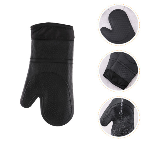 Ofenhandschuhe Grillhandschuhe Verdicken Baumwolle Mit Topf 1