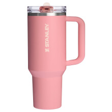 Vaso Stanley Quencher ProTour Flip con pajita y tapa a prueba de fugas, 40 oz | Pajita y asa integradas | Portavasos Compatible para Viajes | Man