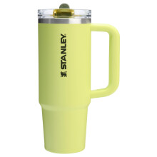 Vaso Stanley Quencher ProTour Flip con pajita y tapa a prueba de fugas, 30 oz | Pajita y asa integradas | Portavasos Compatible para Viajes | Man