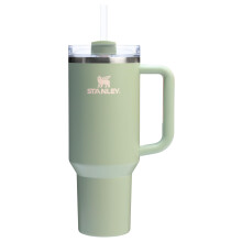 Vaso STANLEY Quencher H2.0 con asa y pajita 40 oz | Tapa de estado de flujo de 3 posiciones | Portavasos Compatible para Viajes | Acero inoxidabl