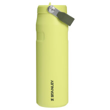 Stanley IceFlow Flip Straw 2.0 Botella de agua 24 oz | Pajita incorporada para viajes y deportes | Ligero y resistente a fugas | Acero inoxidable