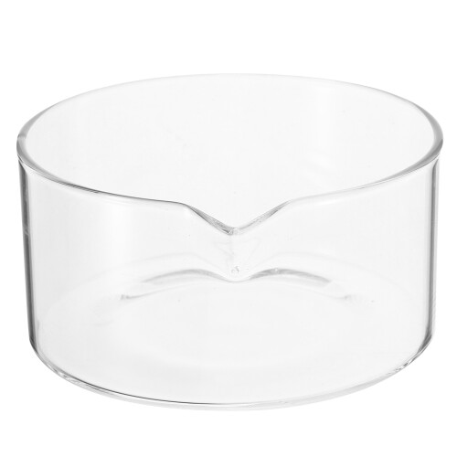 glaskristallisationsglas mit flachem boden für laborversuche