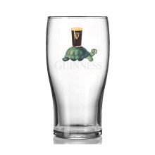 Guinness Tartaruga in vetro tulipano da 20 once che bilancia una pinta | Prodotto ufficiale dal design classico: bicchieri da pub irlandese