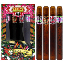 Cuba Original di Parfums Des Champs Jungle Collection Set Regalo 4 Pezzi