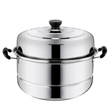 1 Dampfgarer zweilagig, Dampfkochtopf, Suppentopf